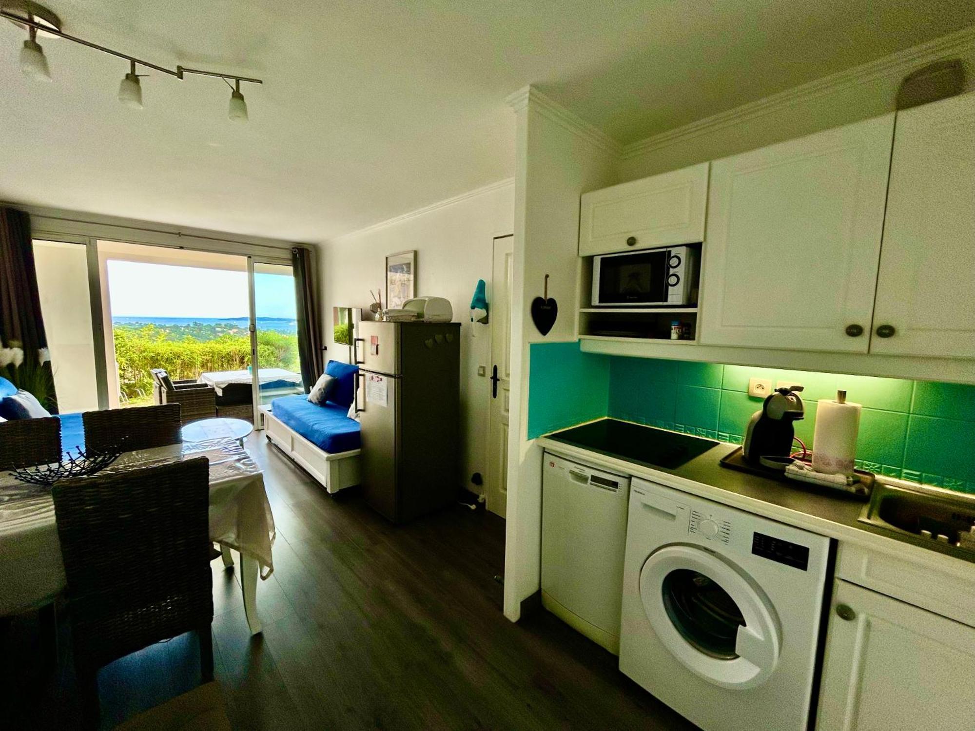 Les Restanques Vue Mer Roses 1070 Rez De Jardin グリモー エクステリア 写真